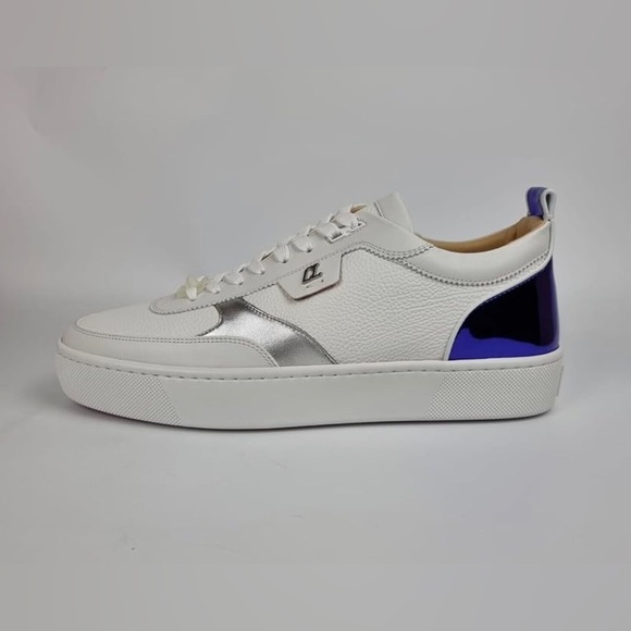 CHRISTIAN LOUBOUTIN Men’s Happyrui Low Sneakers White LEFT SHOE ONLY